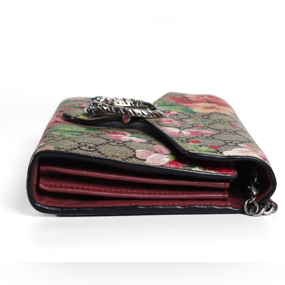 Gucci GG Supreme Bloom Floral Print Dionysus Shoulder Bag - Picture 3 of 5